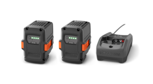 Husqvarna Akku Set 2x B 140 + 1x Ladegerät C80