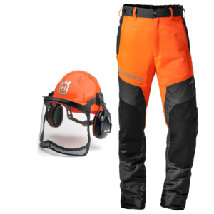 Husqvarna Schnittschutzhose und Helm Classic